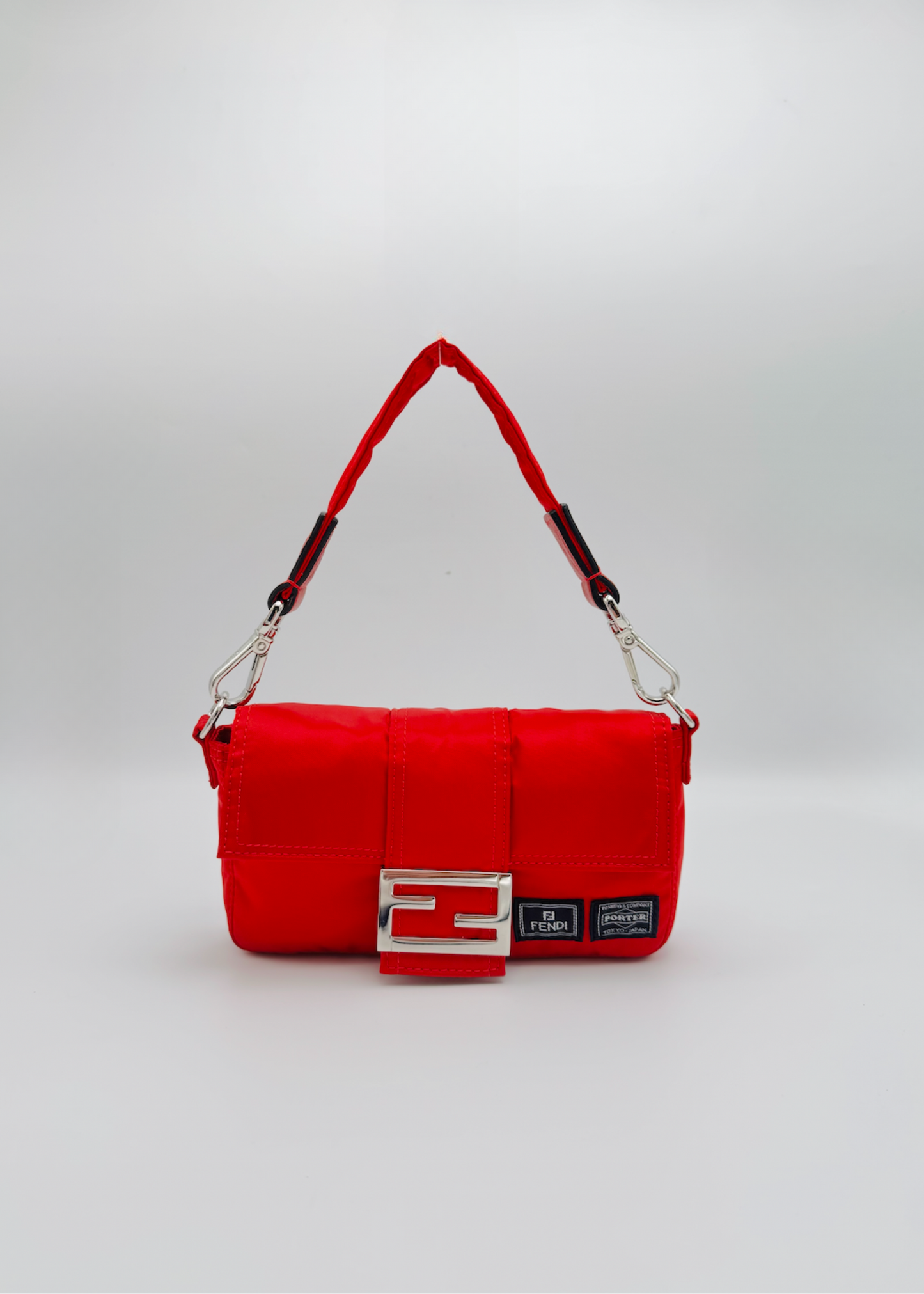 Fendi x Porter Nylon Belt Baguette Bag