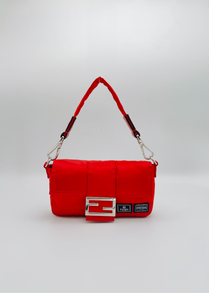 Fendi x Porter Nylon Belt Baguette Bag