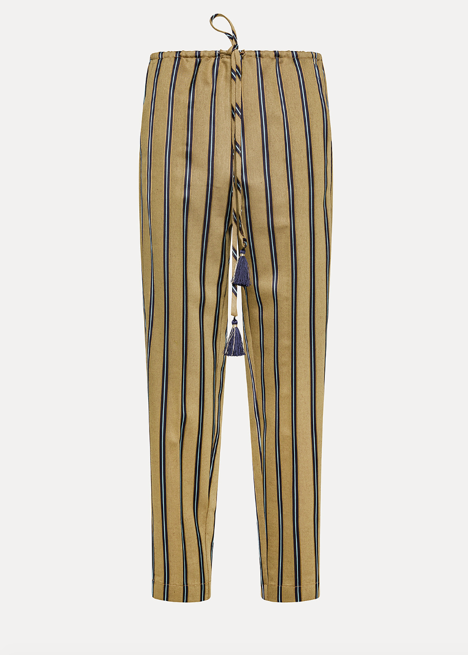 Forte Forte Wool and Satin Stripe Elasticated Pants