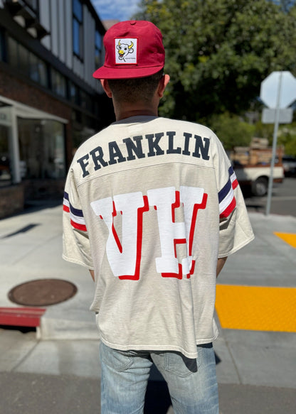Person wearing Franklin Football Jersey Tee