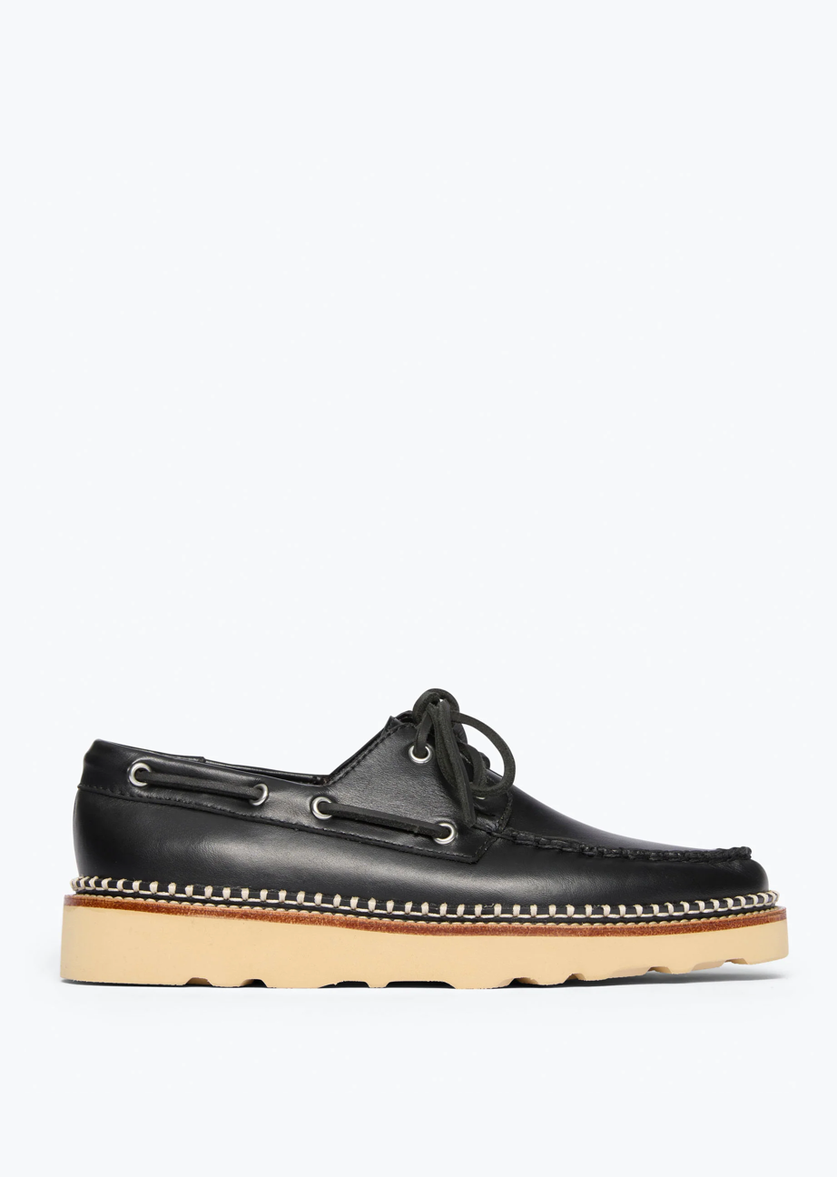 Freda Salvador Collins Lug Loafer in Black