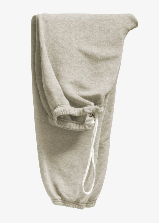 Freecity unisex Basic Goodness Light Terry Fluff OG Sweatpant in Heather Oats