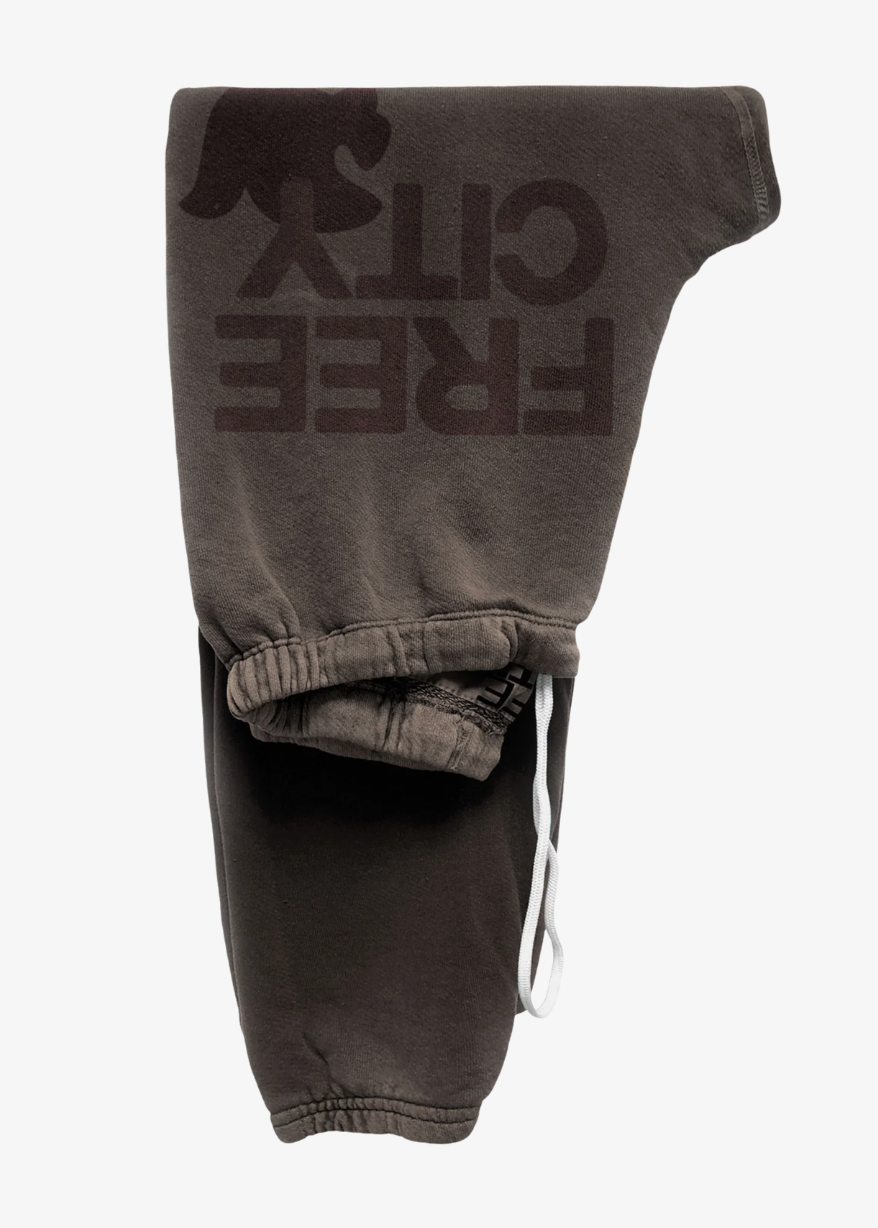 Freecity unisex Flow Sweatpant in Coco Pony