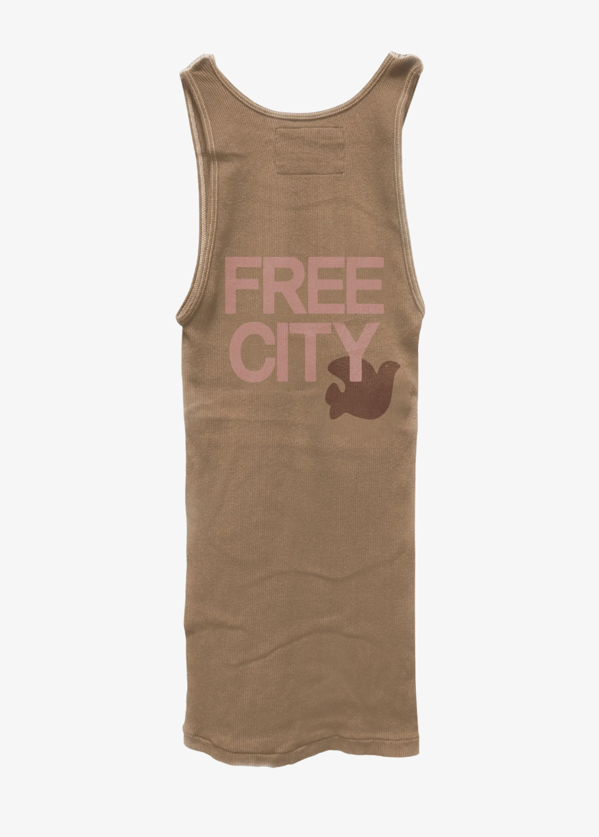 Freecity unisex RTU 1999 Supervintage Tank in Bronzer