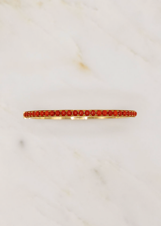 Grace Winfrey fine jewelry Coral Keeper Bangle
