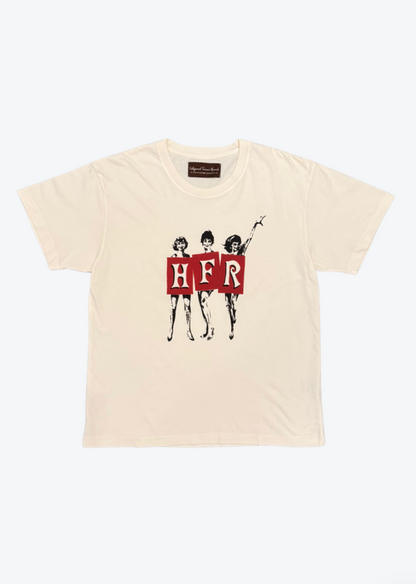 Hollywood Forever Records HFR Girls Graphic Print Cotton T-Shirt
