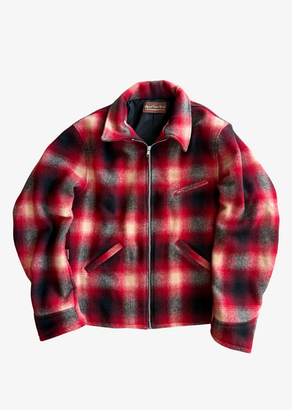Hollywood Forever Records wool Plaid Hunter Jacket