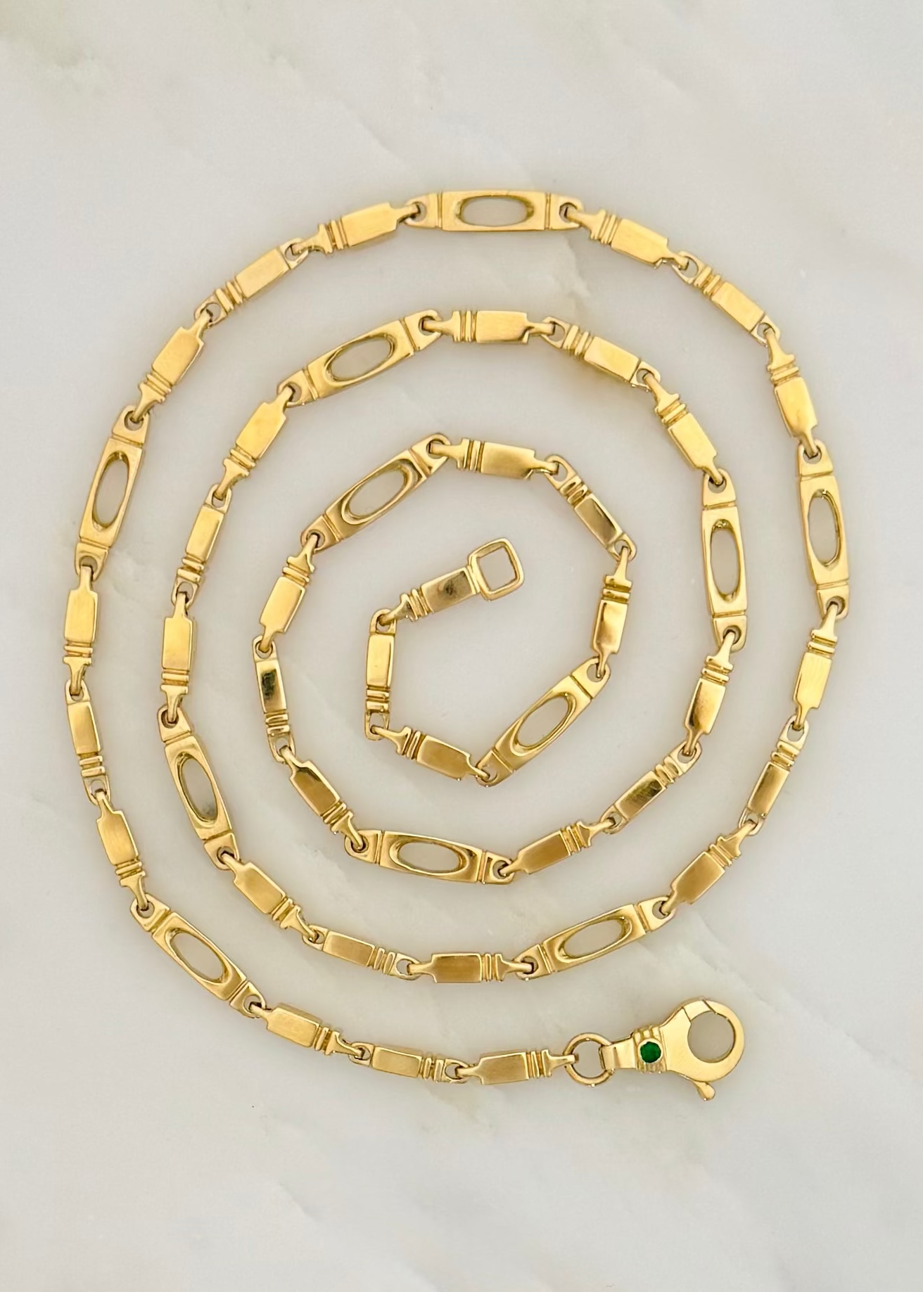 Howl fine jewelry 18k yellow gold Addai Link Necklace