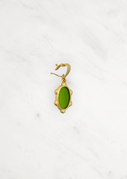 Howl fine jewelry 18k yellow gold Tembo Queen Bee Venetian Glass Pendant