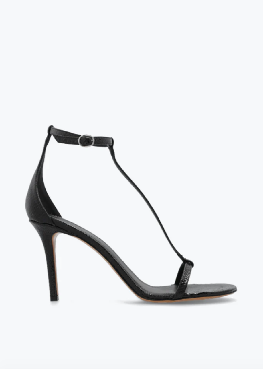 Isabel Marant Eonie Heel Sandal in Black