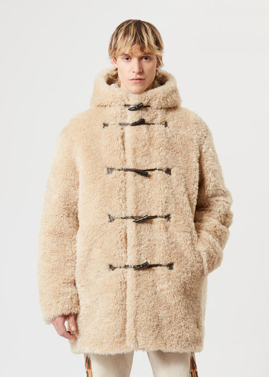 Person wearing Isabel Marant Mens Freda Sherpa Coat