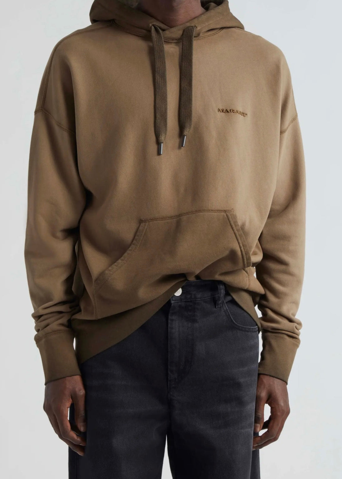 Isabel Marant Mens Malek Sweatshirt in Khaki