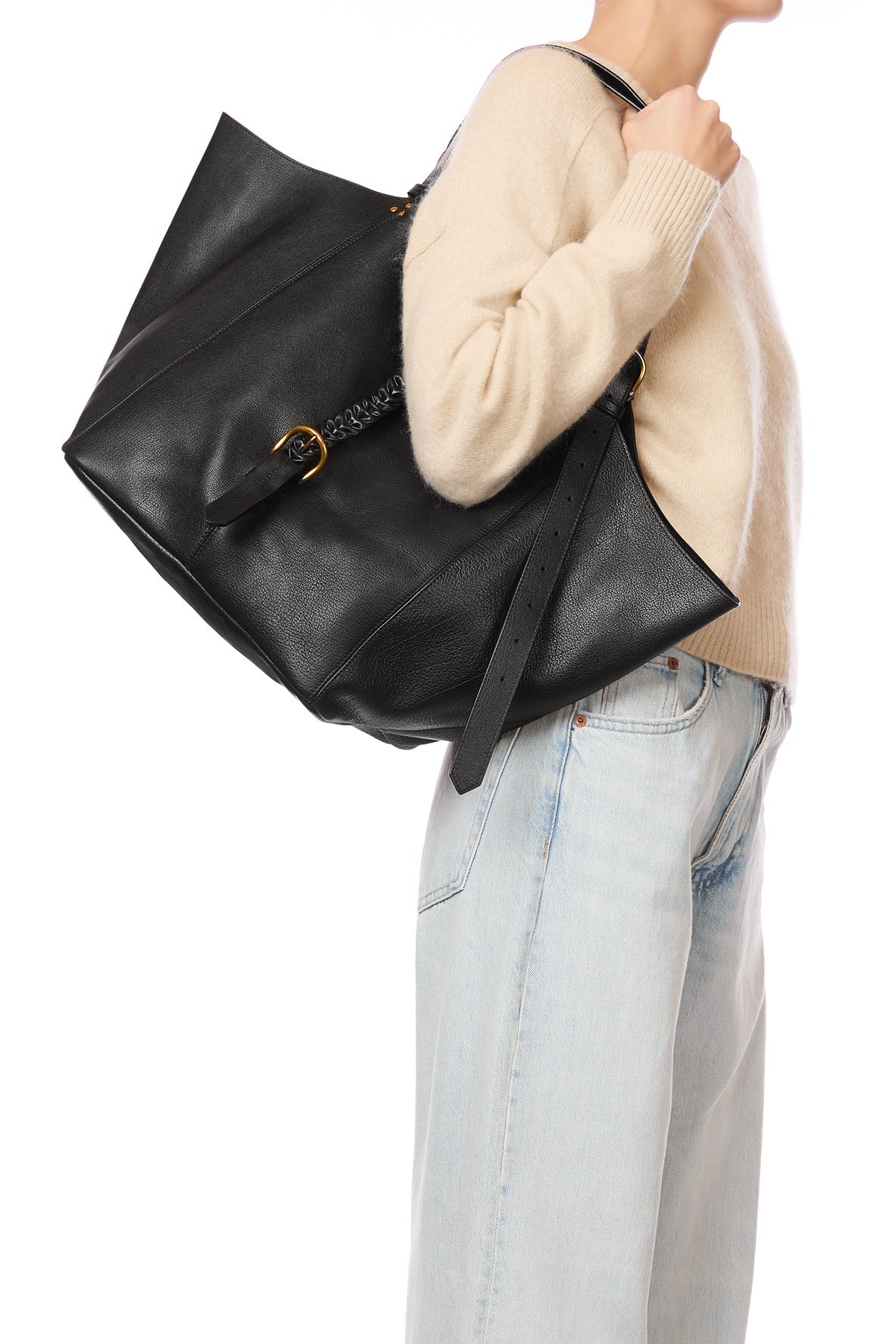 JEROME DREYFUSS Joseph M Tote Bag in Noir