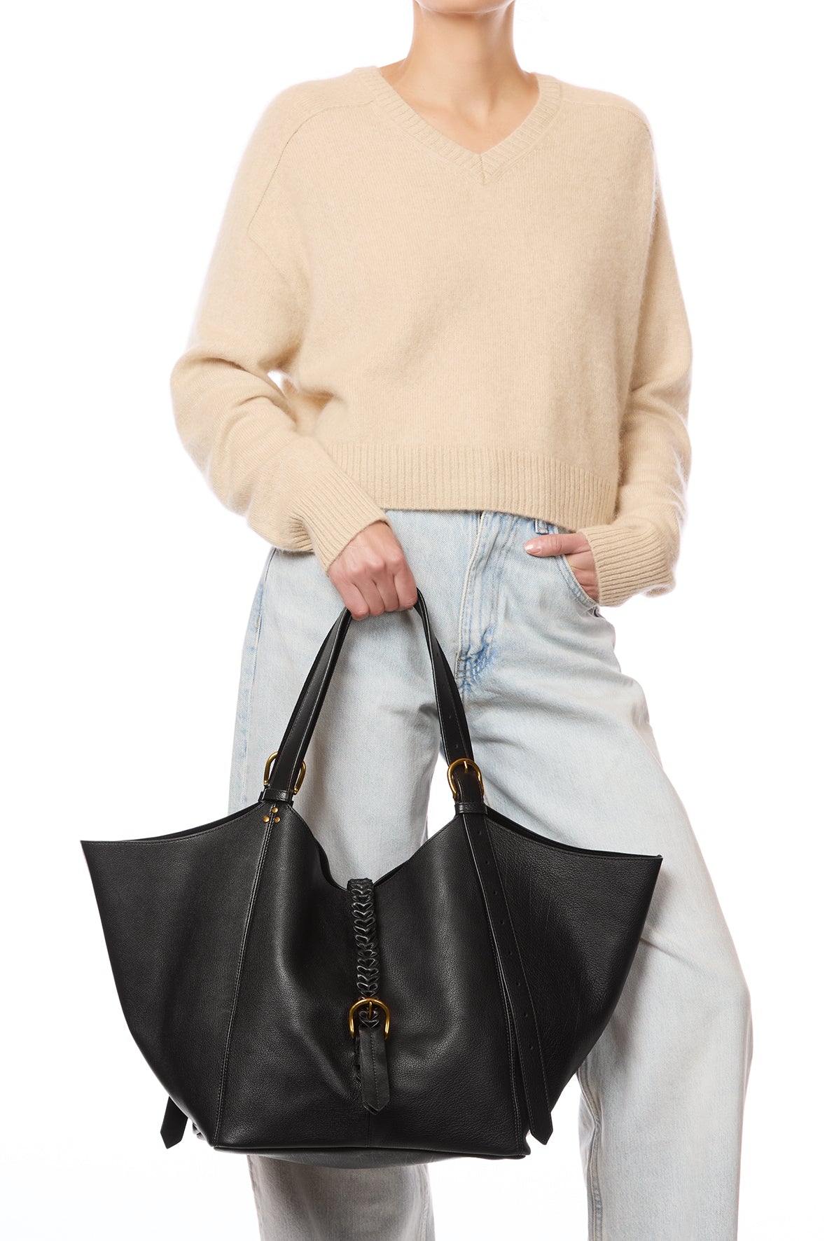 JEROME DREYFUSS Joseph M Tote Bag in Noir