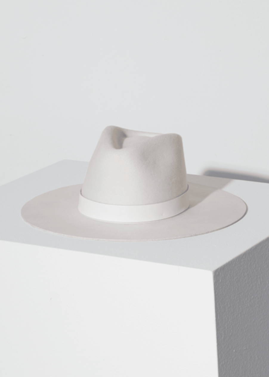 Janessa Leone Korin Hat Off White