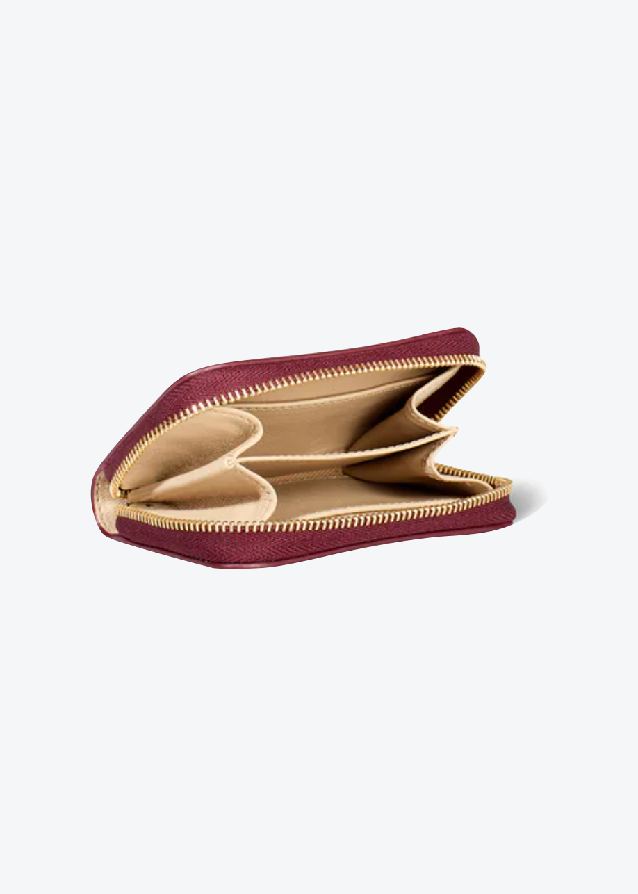 Jerome Dreyfuss Henri Mini Wallet in Bordeaux