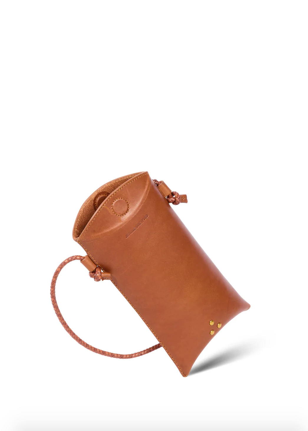 Jerome Dreyfuss Louis Mobile Crossbody in Chêne Cowskin