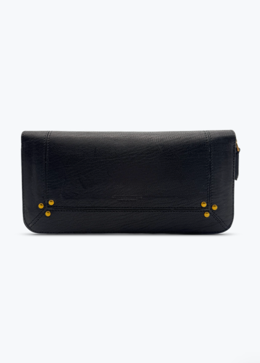 Jerome Dreyfuss Malcom Wallet in Black Leather