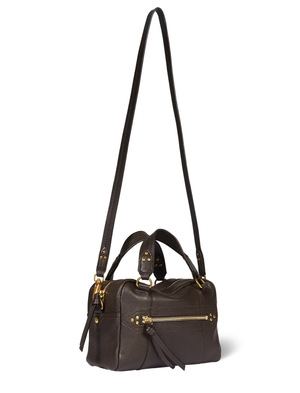Jerome Dreyfuss womens Lucky Bowling Mini Bag in Moka