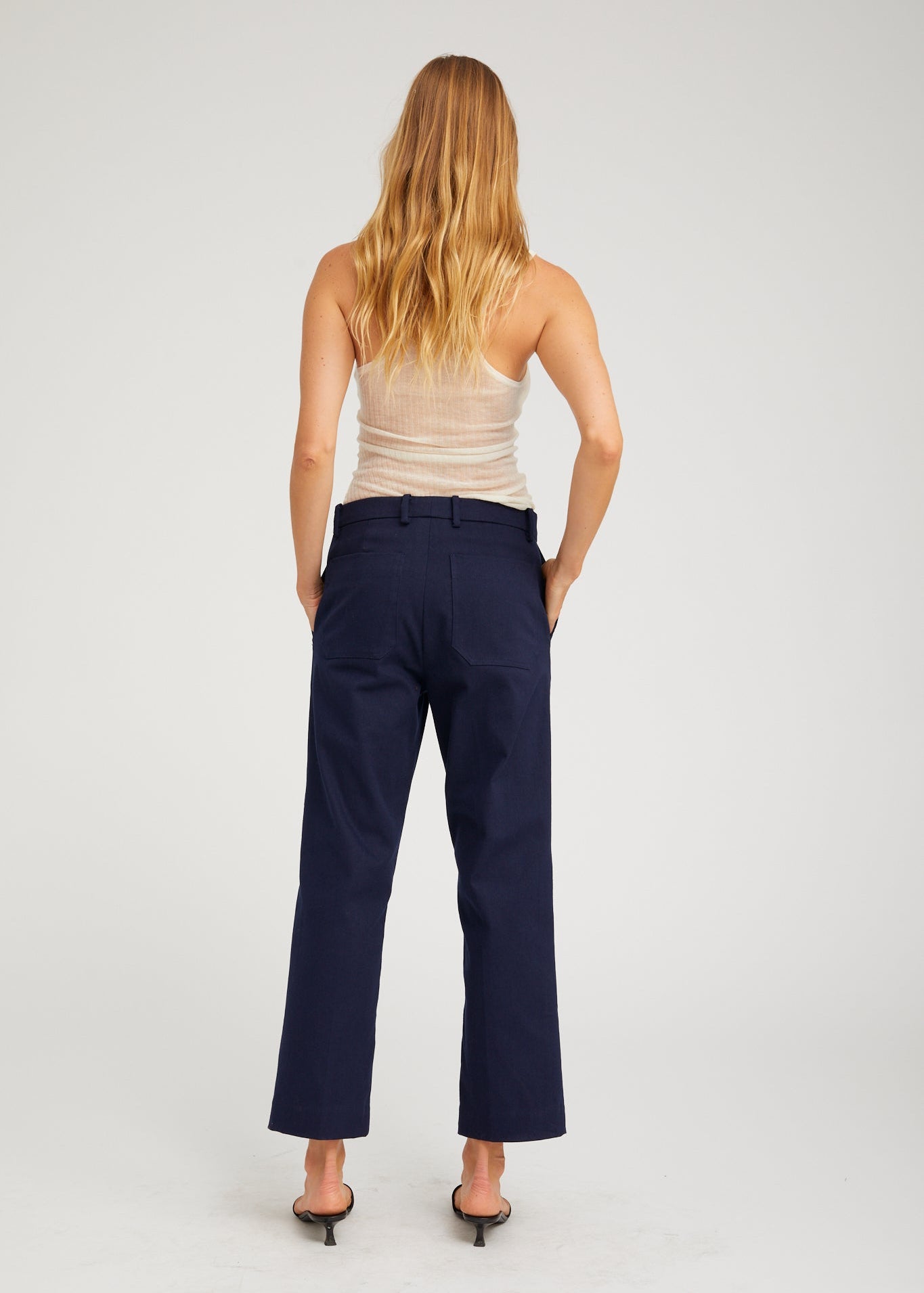 STRAIGHT LEG TROUSERS