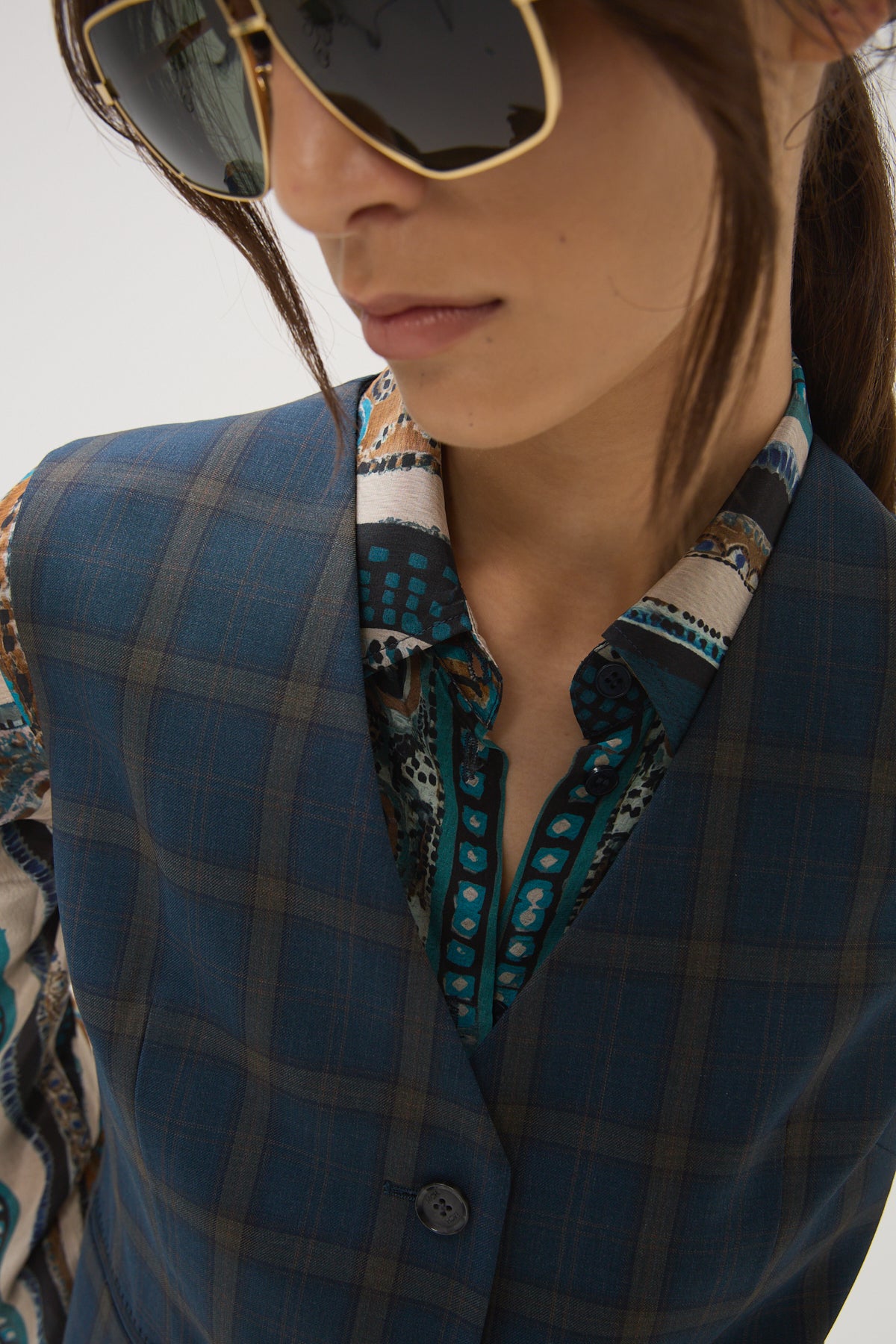 Person wearing Maria Cher Keith Talia Vest