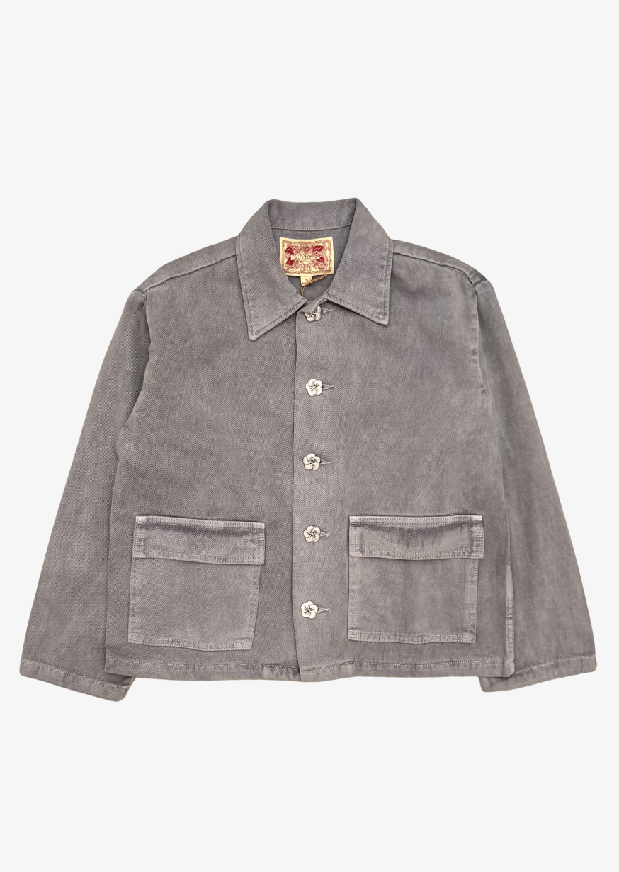 Monostereo mens "Community of Lovers" Work Jacket in Sea Moss