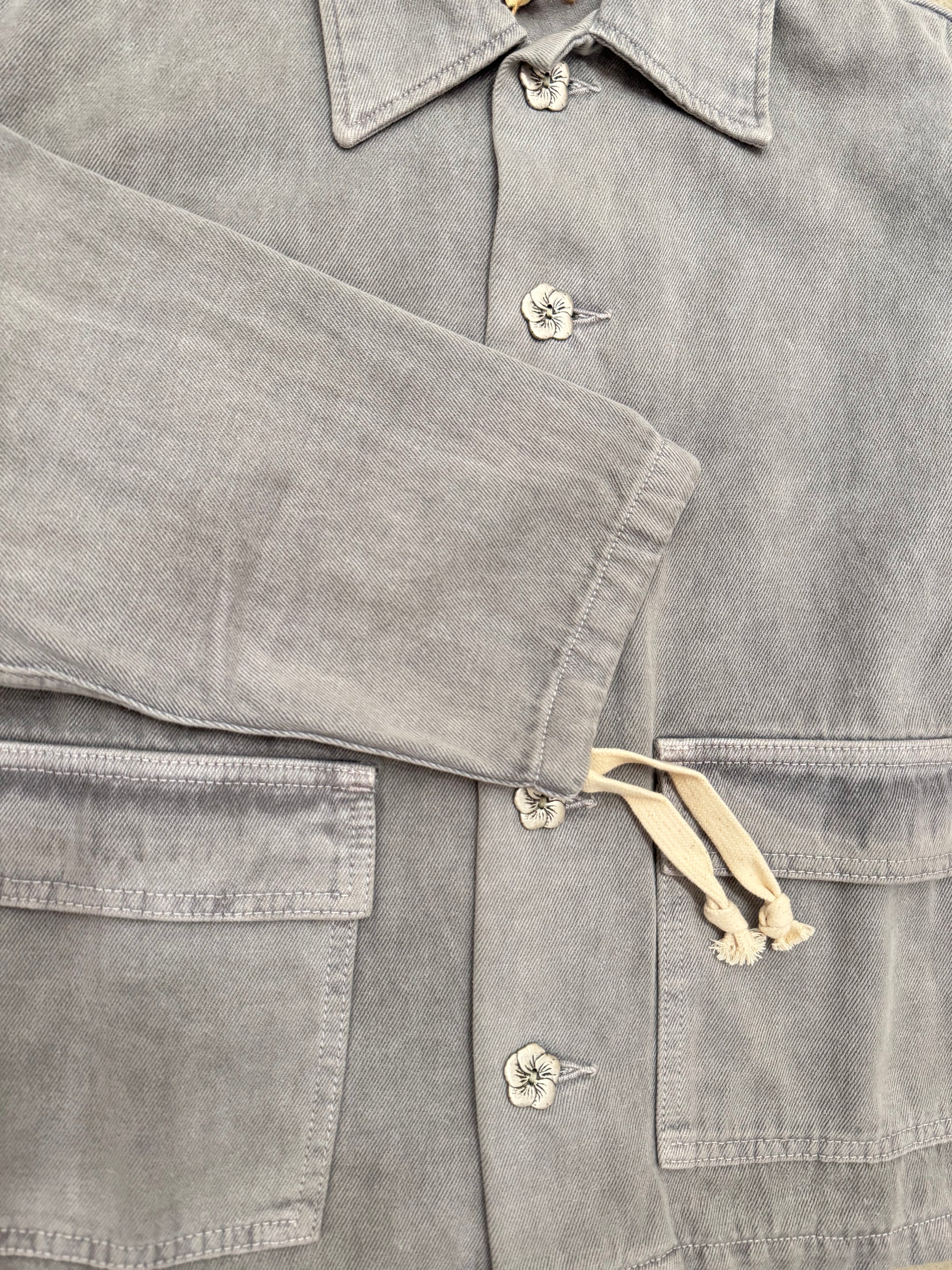 Monostereo mens "Community of Lovers" Work Jacket in Sea Moss