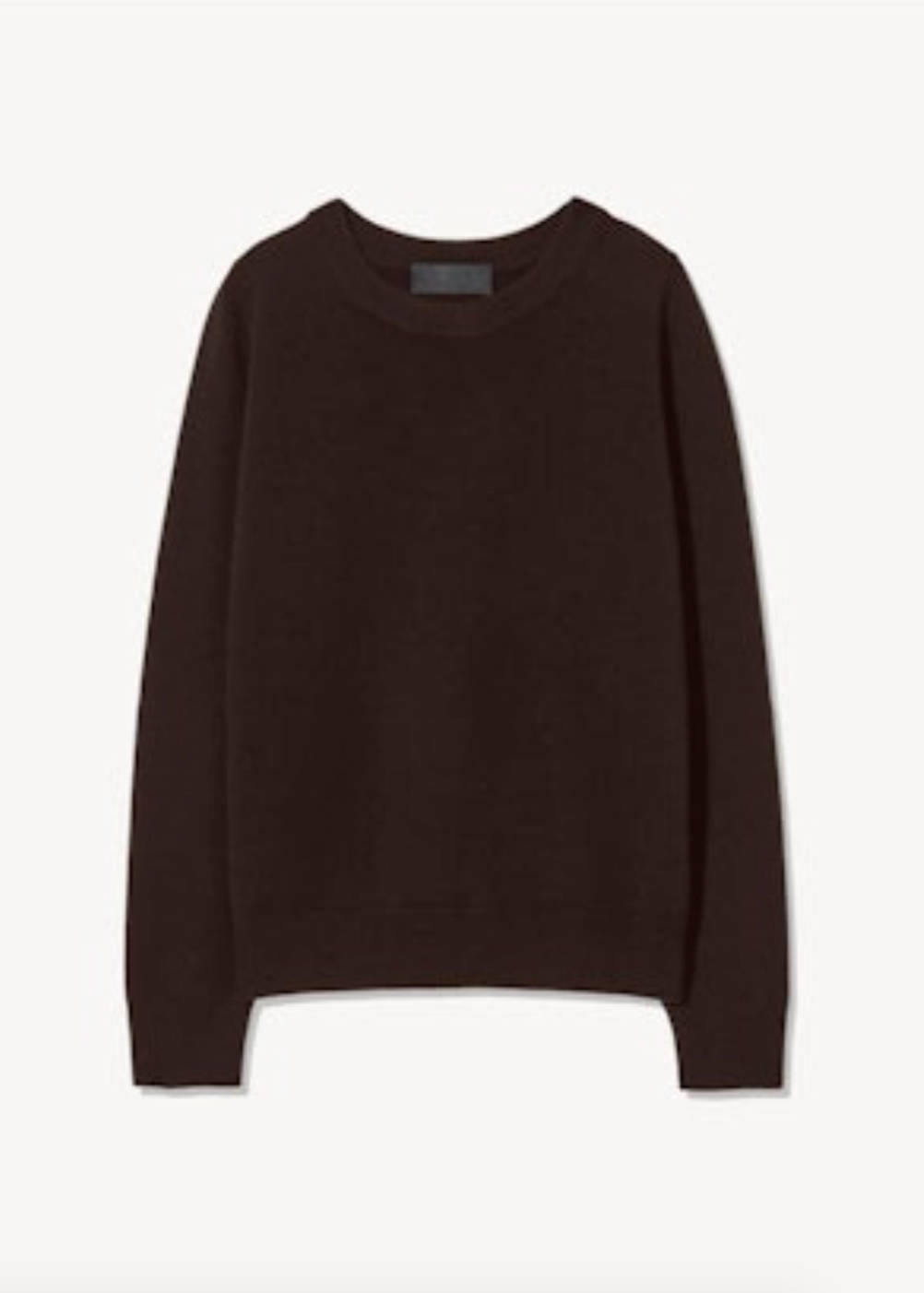 Nili Lotan womens Nora Sweater in Espresso cashmere