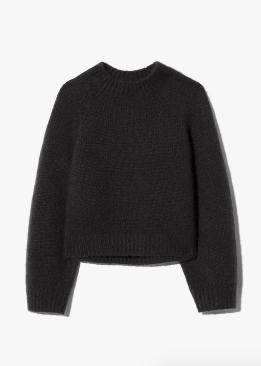 Nili Lotan womens cashmere Tomaso Sweater in Black