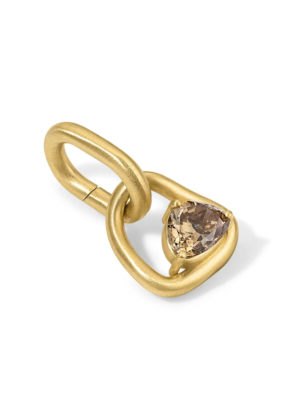 One-of-a-Kind Form Pendant with Trillion Champagne Diamond