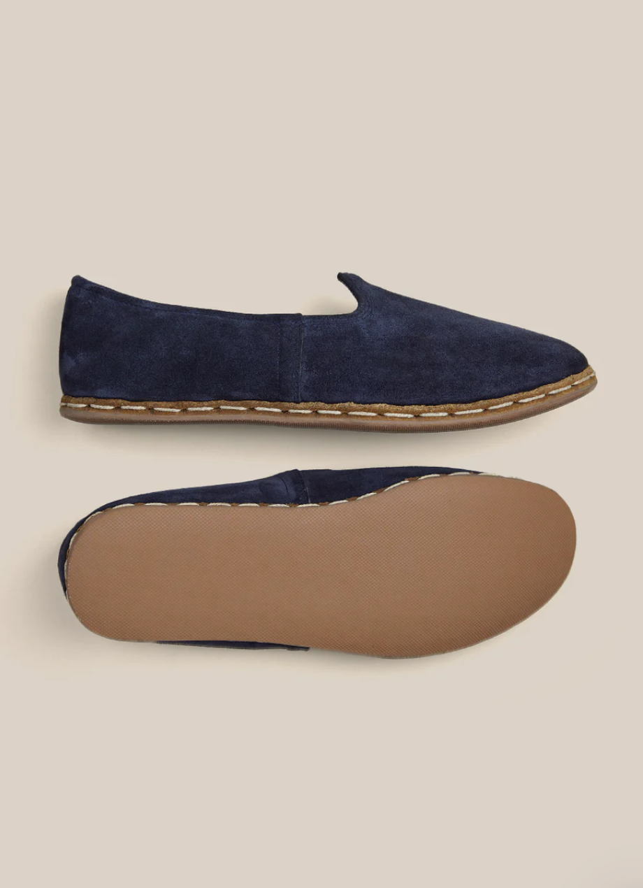 Oxford Navy Suede Sabah Shoe