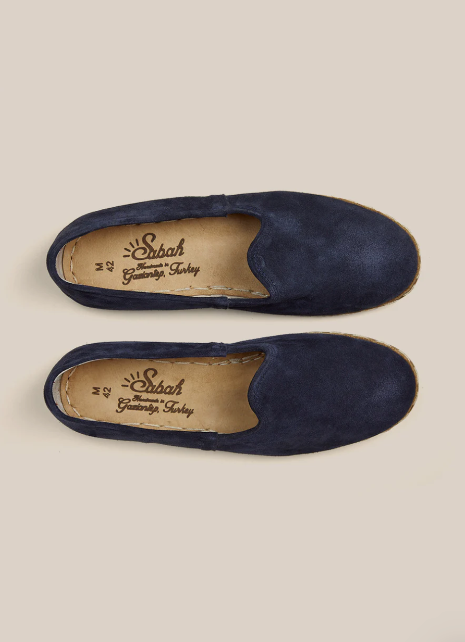 Oxford Navy Suede Sabah Shoe