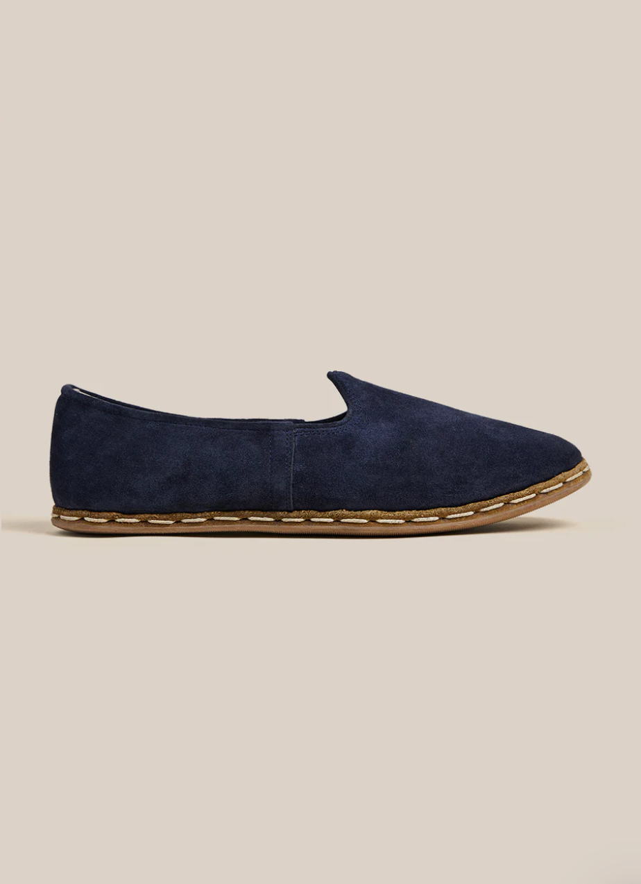 Oxford Navy Suede Sabah Shoe