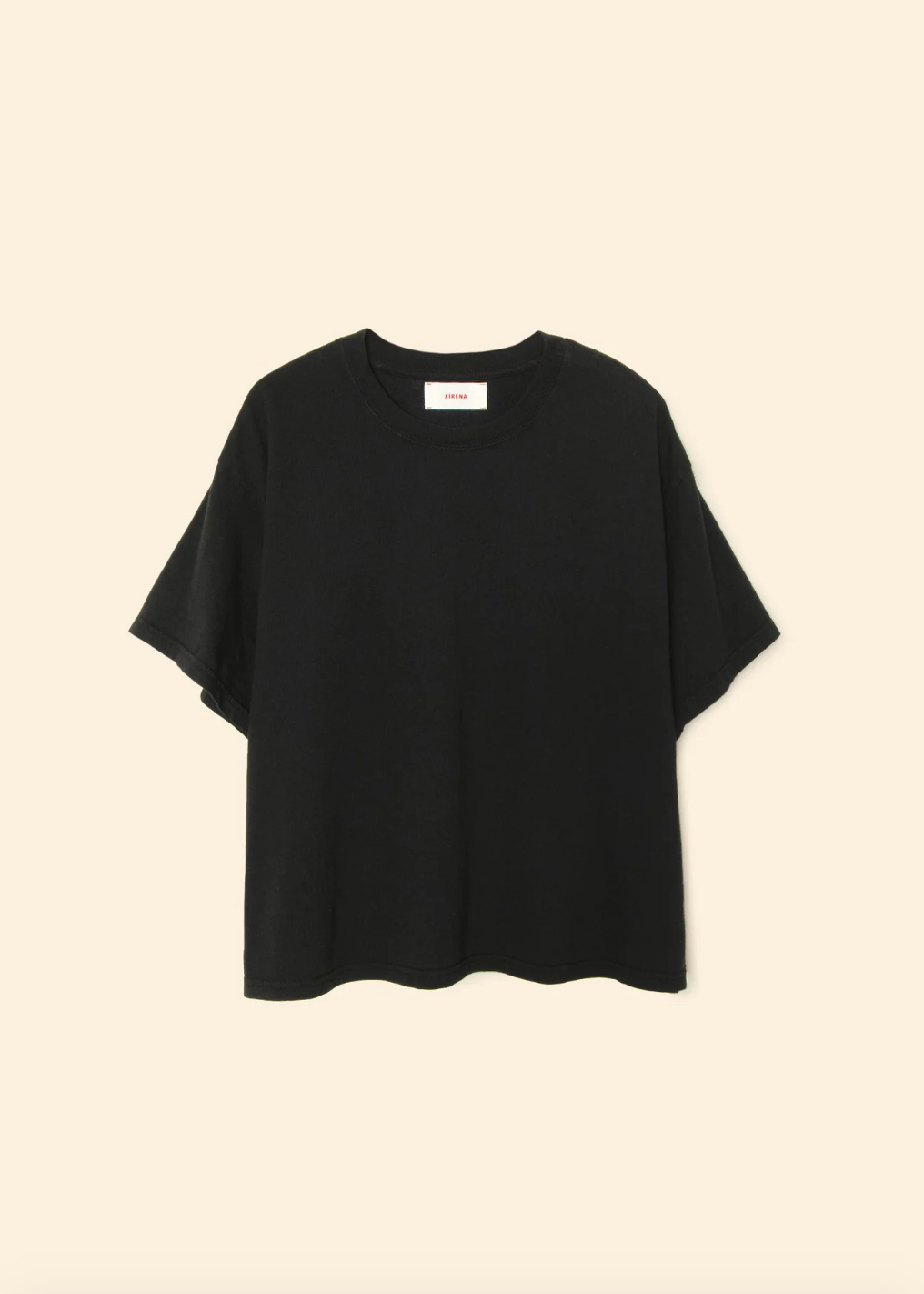 Palmer Boxy Tee in Black