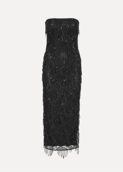 Rotate Birger Christensen Sequined Mini Tube Dress