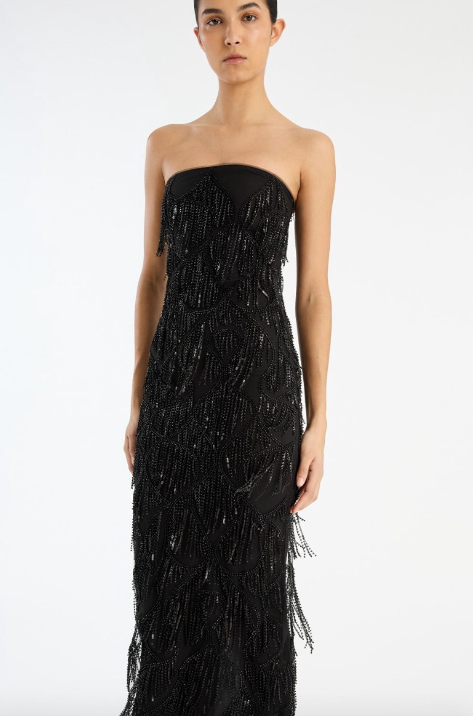 Person wearing Rotate Birger Christensen Sequined Mini Tube Dress