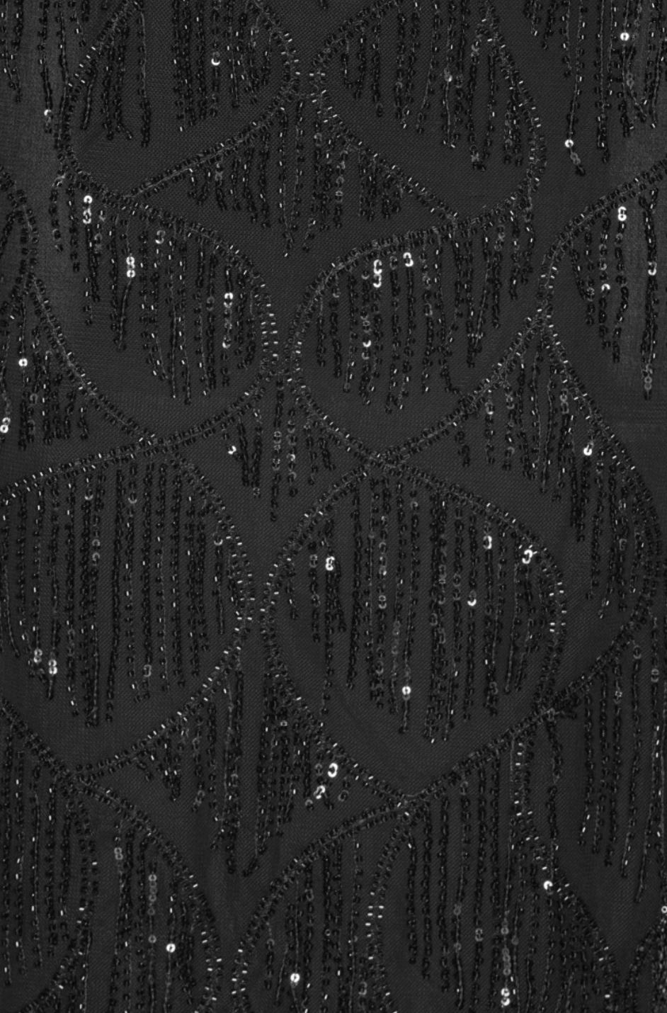 Fabric details of Rotate Birger Christensen Sequined Mini Tube Dress