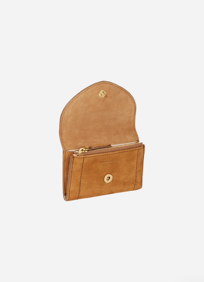 Helmut Wallet in Tabac Suede