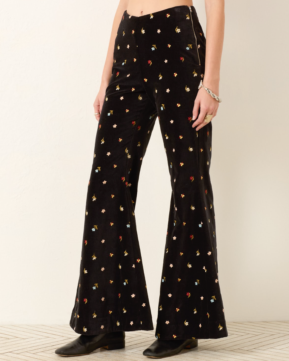 Charlie Onyx Bouquet Pants