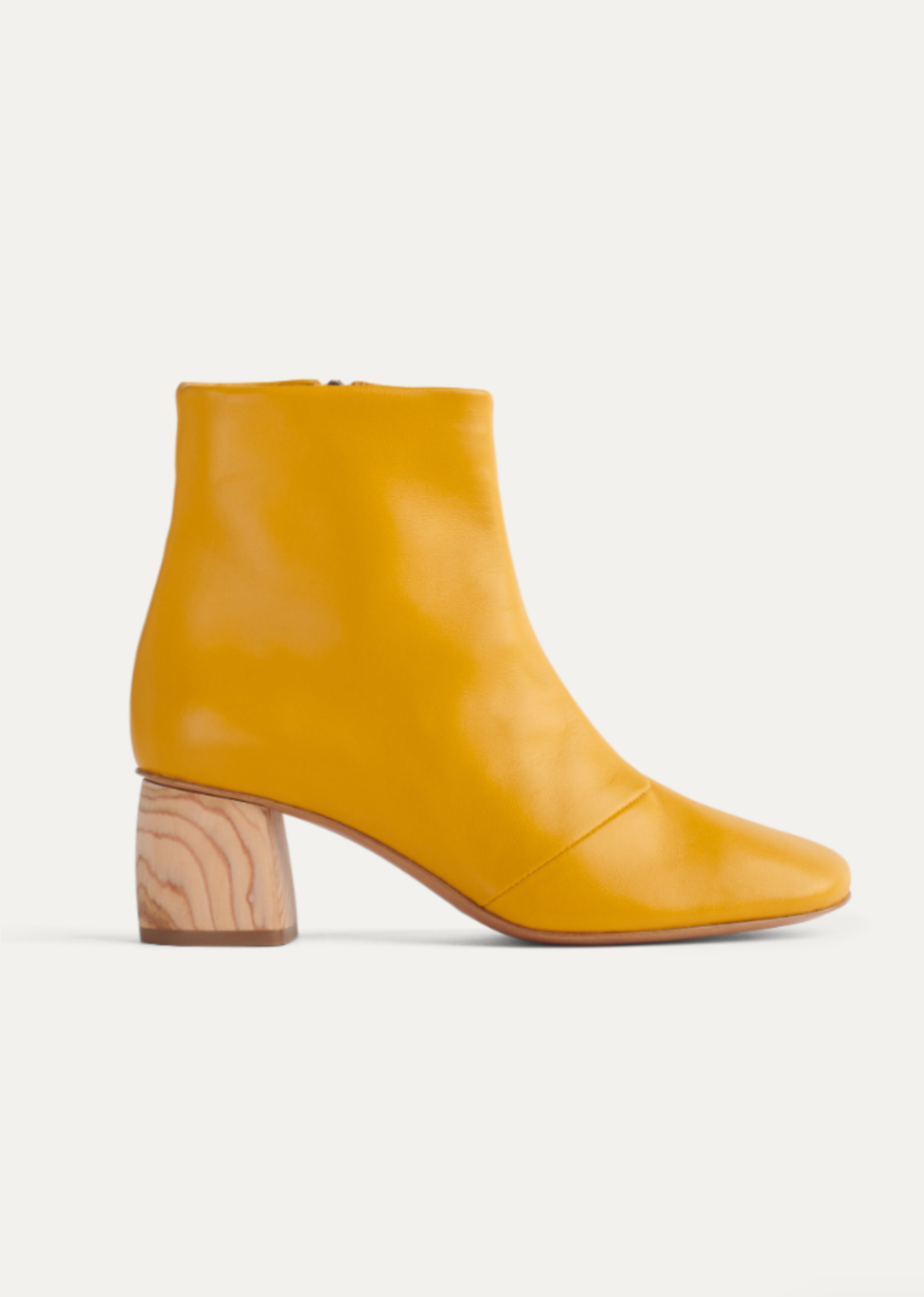 Leather "My Alma" Ankle Boots in Ambra
