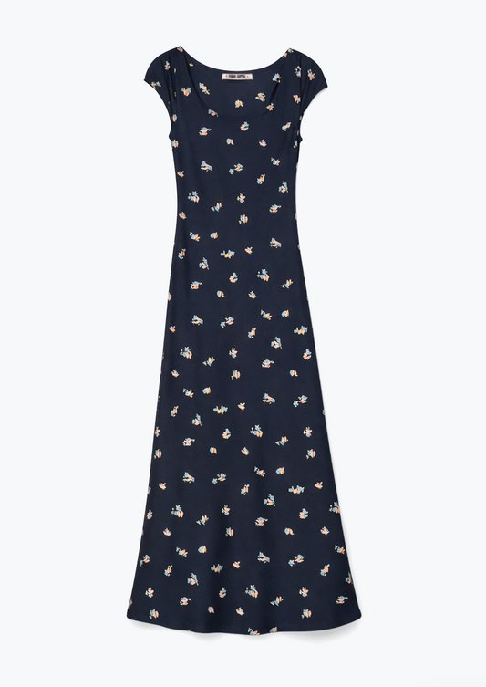 Venus Silk Dress in Papillon