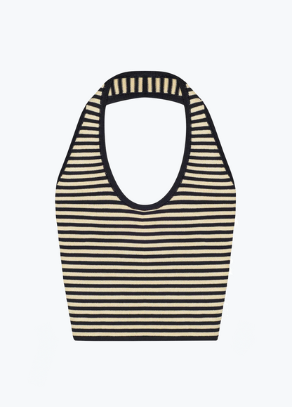 Pop Stripe Halter