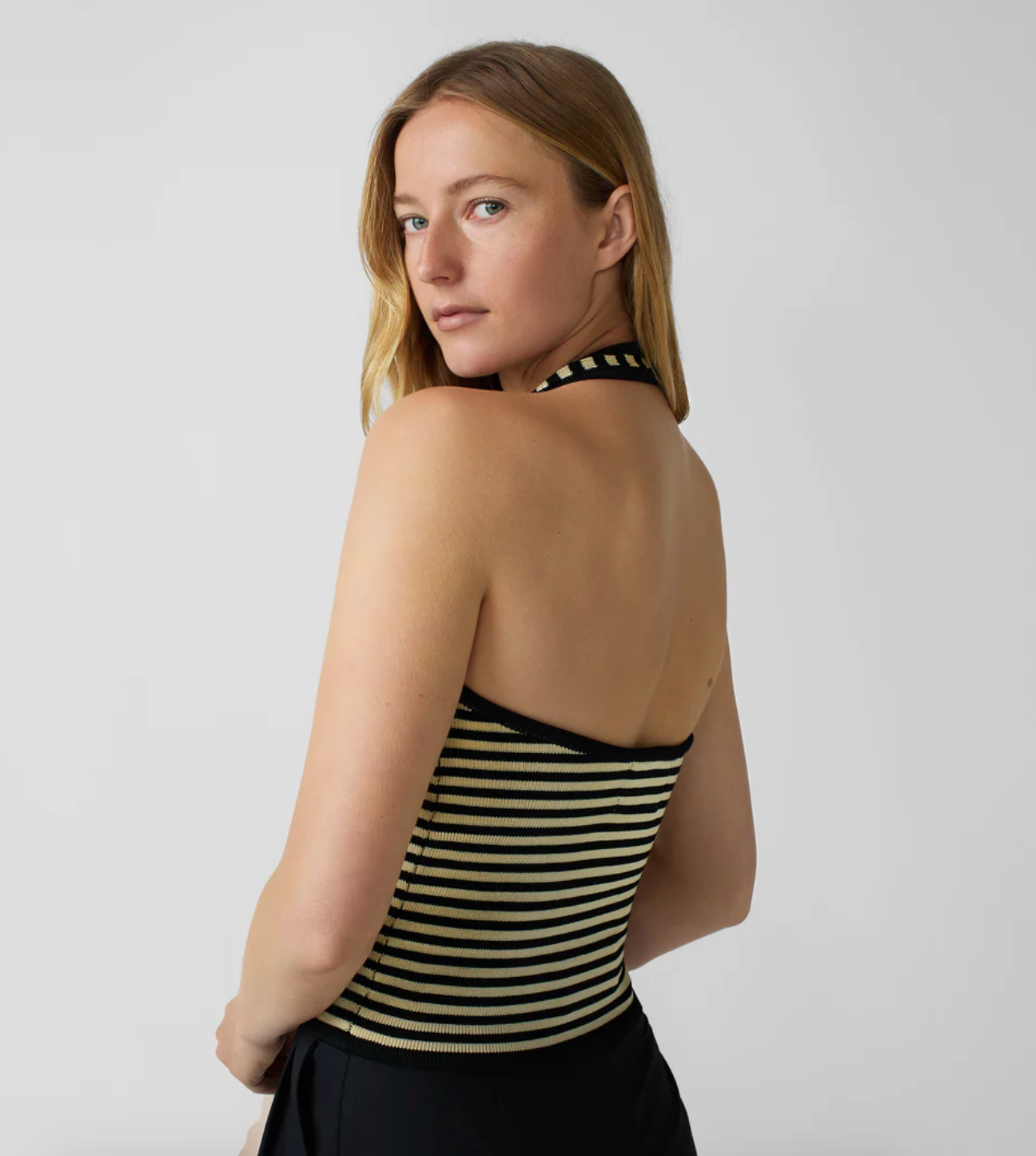 Pop Stripe Halter