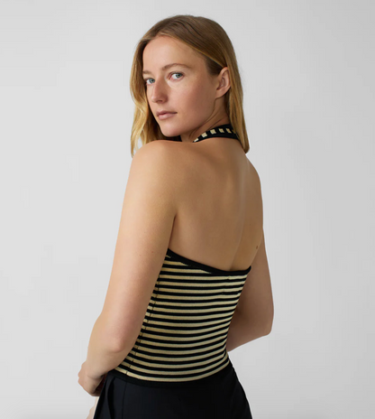 Pop Stripe Halter