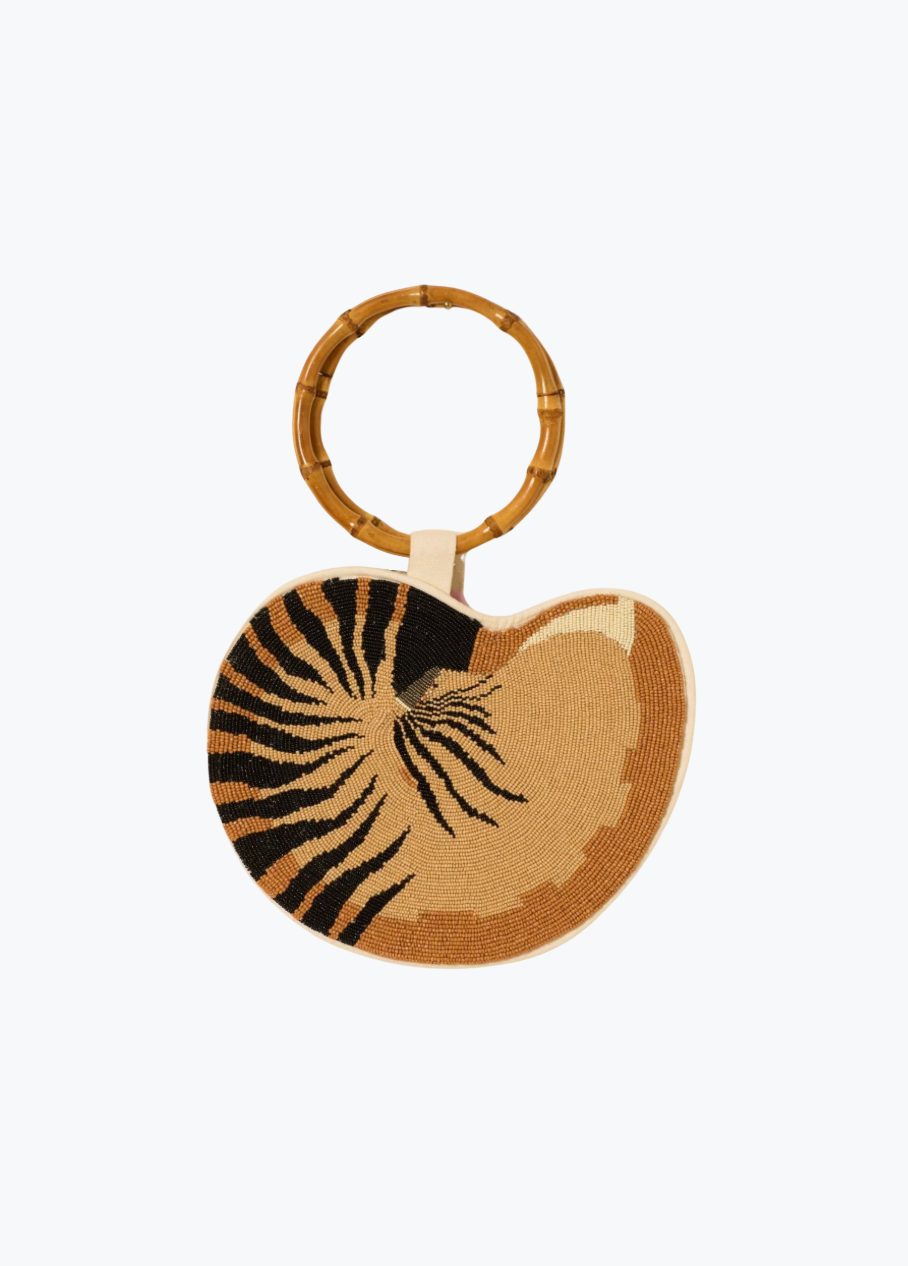 Nautilus Sandbar Beaded Bag