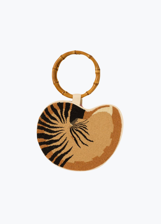 Nautilus Sandbar Beaded Bag