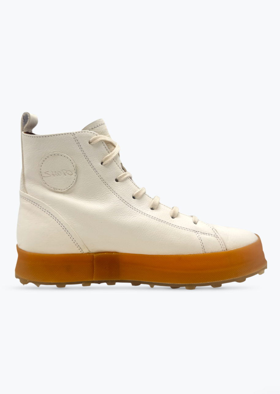 Shoto Melody High Top Sneakers in White