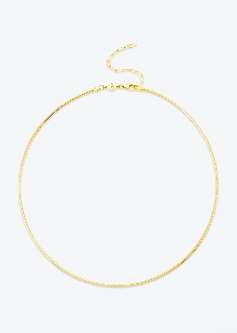 Sorellina fine jewelry 18k yellow gold Omega Chain