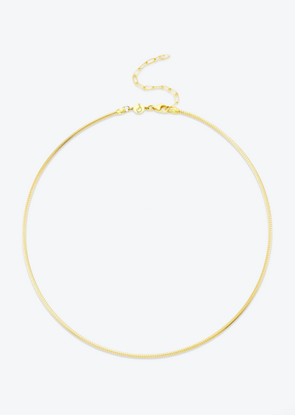 Sorellina fine jewelry 18k yellow gold Omega Chain
