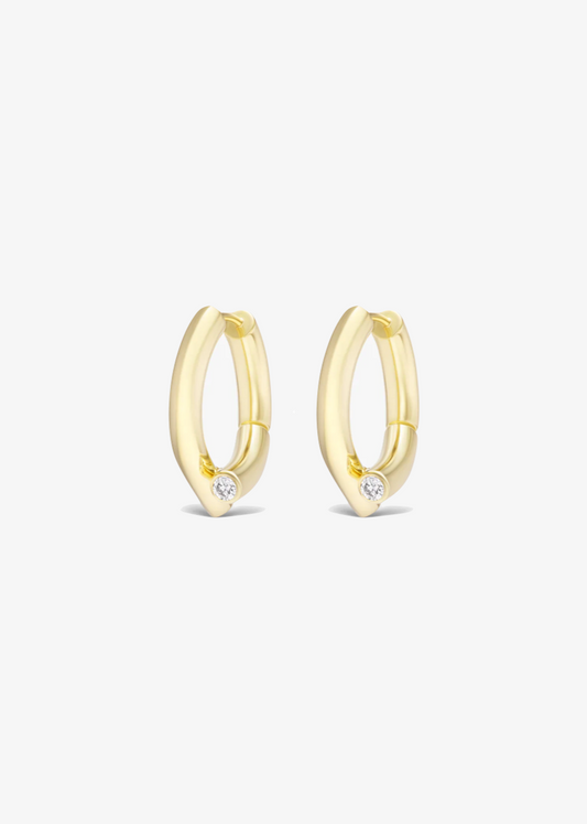 Tabayer 18k yellow gold fine jewelry Mini Oera Earrings